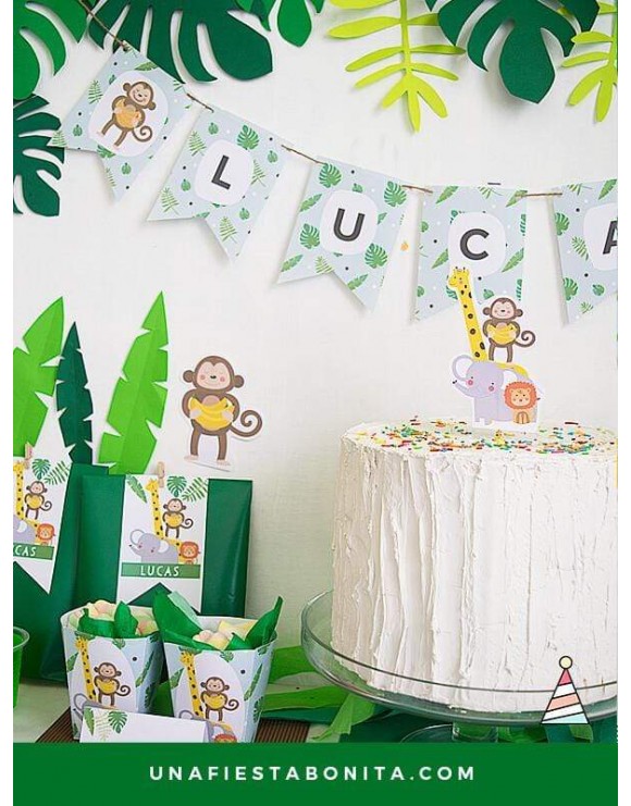 Kit de Fiesta Selva Impreso