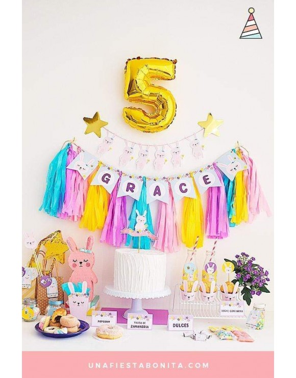 Kit de Fiesta Conejita Montado