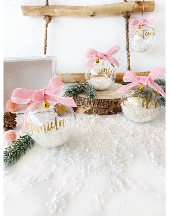 Bola de Navidad Cristal Personalizada