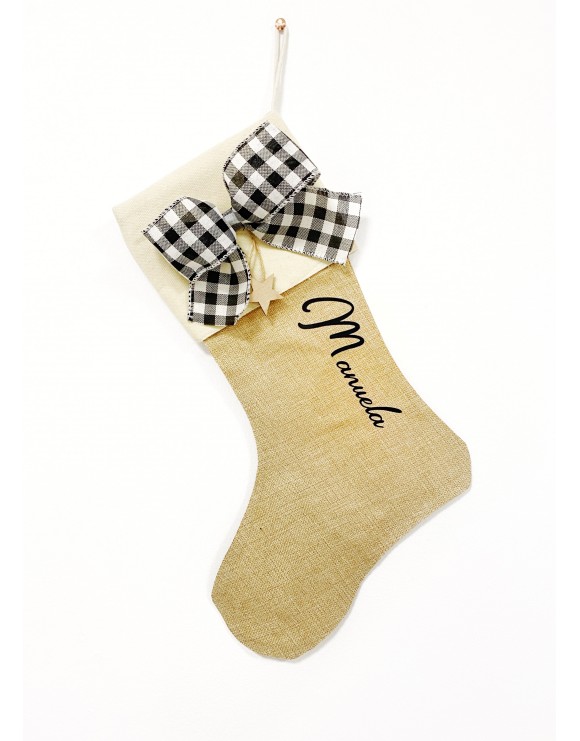 Calcetín de Navidad nórdico