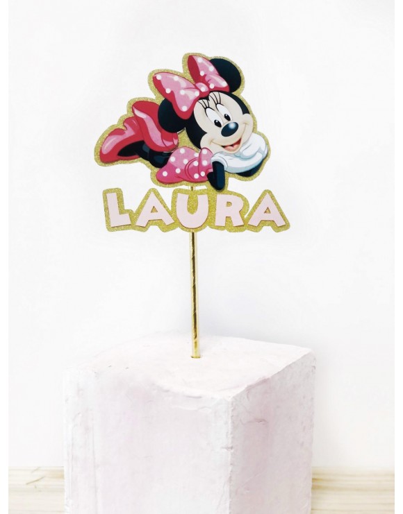 Topper minnie mouse personalizado