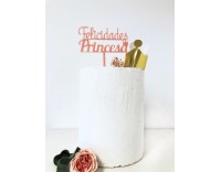 Topper Felicidades Princesa