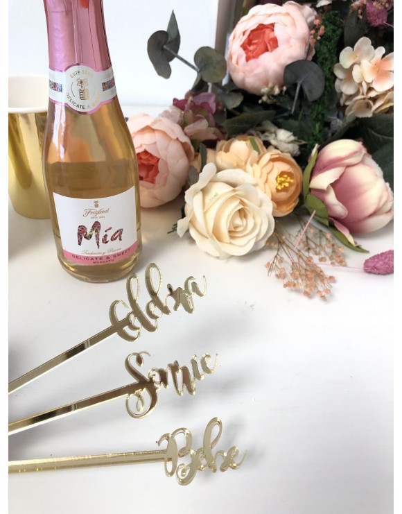 Agitador para bebida Bebe, Sonríe, Celebra