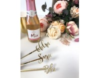 Agitador para bebida Bebe, Sonríe, Celebra