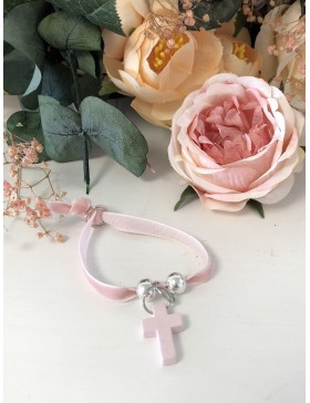 Pulsera para Comunión Pink Lady