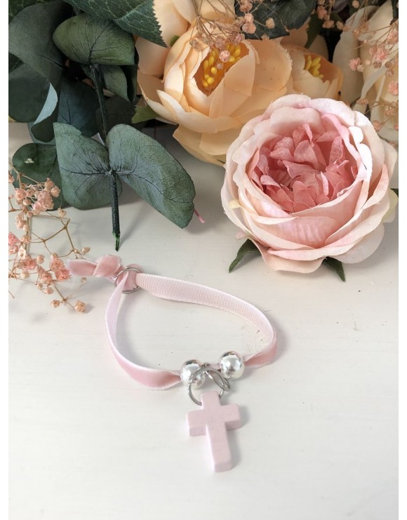 Pulsera para Comunión Pink Lady