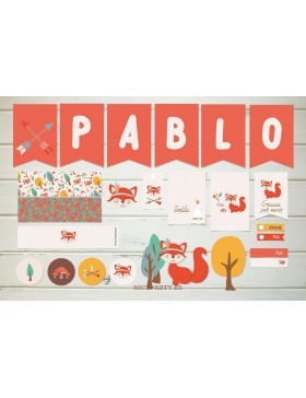 Kit de Fiesta Little Foxie Montado