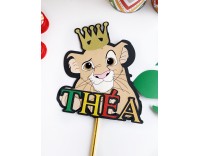 Topper para tarta Rey León personalizado