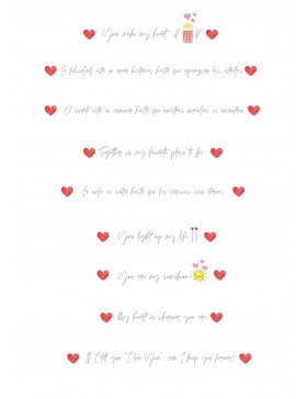 Etiquetas Imprimibles Frases para Galletas de la Fortuna de San Valentín GRATIS