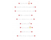 Etiquetas Imprimibles Frases para Galletas de la Fortuna de San Valentín GRATIS