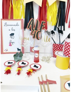 Kit de fiesta Toros Montado