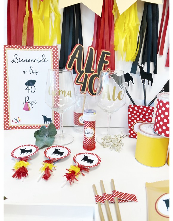 Kit de fiesta Toros Montado