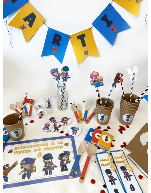 Kit de Fiesta Brawl Stars impreso