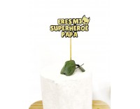 Topper para tarta Eres mi superhéroe papá