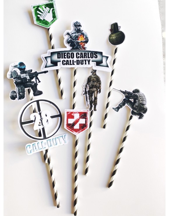 Topper para tarta call of duty
