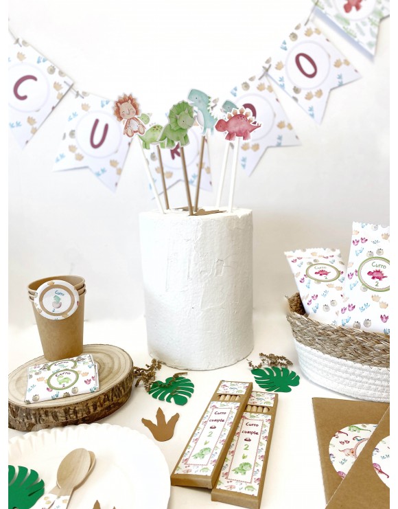 Kit de fiesta Dinosaurios baby