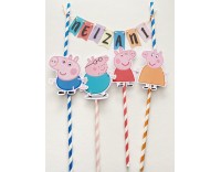 Topper guinalda personalizado + 4 personajes